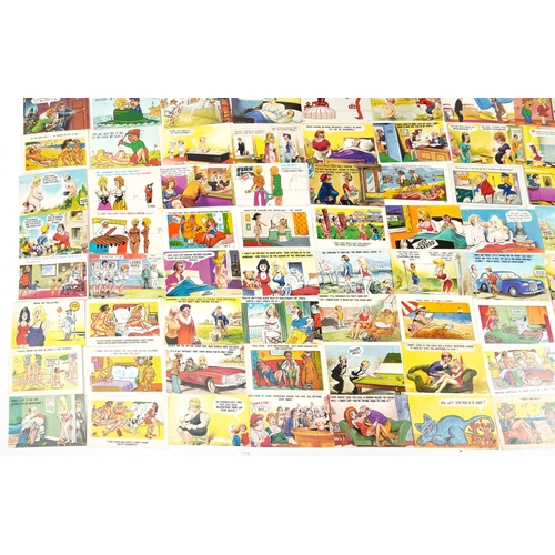 1010 - Large collection of saucy seaside postcards