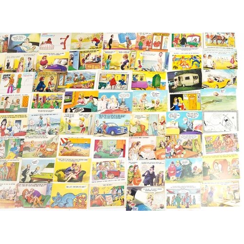 1010 - Large collection of saucy seaside postcards