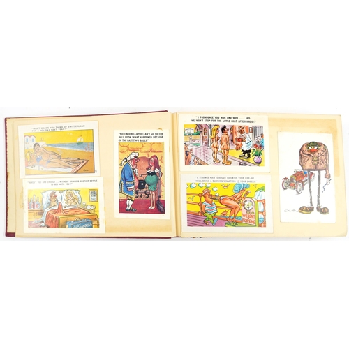 1010 - Large collection of saucy seaside postcards