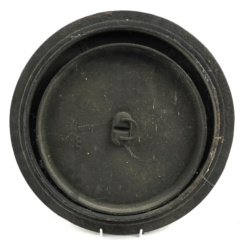 791 - Cast iron coal hole, 39cm in diameter