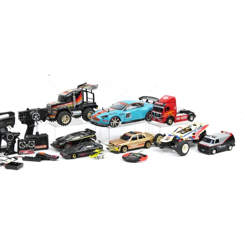 1561 - Collection of vintage and later remote controlled cars