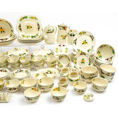 789 - Large collection of Royal Adams Titian Ware including cups, jugs and tureens numbered 673892, the la... 