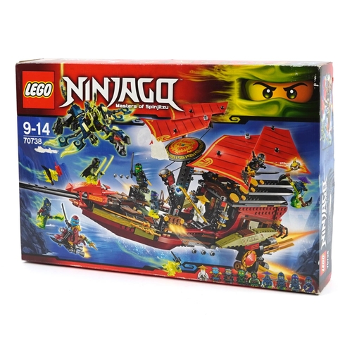 Lego Ninjago Masters of Spinjitzu set with box, number 70738