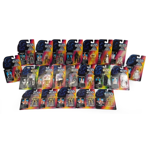 1406 - Collection of French Star Wars action figures by Kenner housed in sealed blister packs including C3P... 