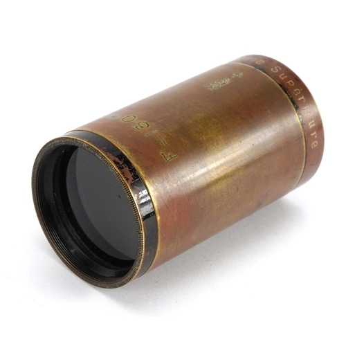 1043 - Pathe Freres magic lantern lens, 7.5cm in length