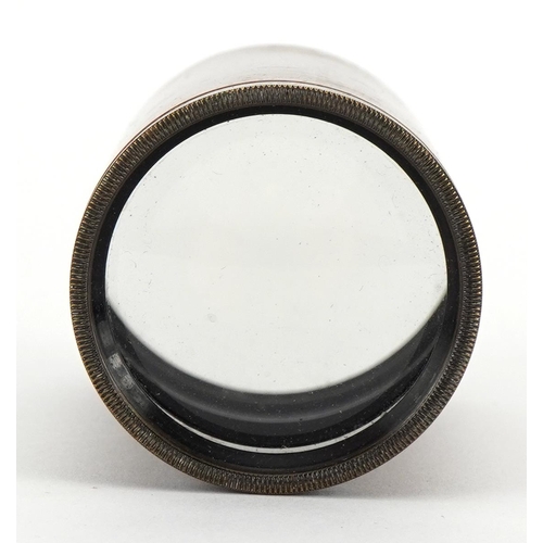 1043 - Pathe Freres magic lantern lens, 7.5cm in length