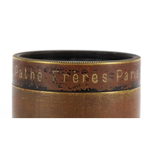 1043 - Pathe Freres magic lantern lens, 7.5cm in length