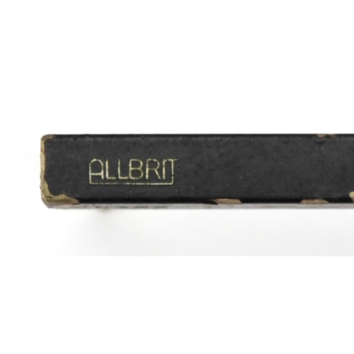 817 - Allbrit drawing instrument with Bakelite case, 24.5cm wide