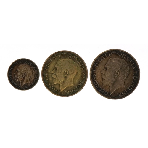 2511 - George V 1921 part Maundy coin set