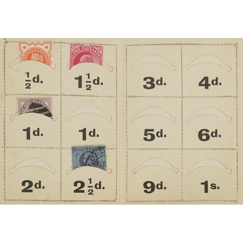 2448 - The Wonderland postage stamp case invented by Louis Carroll comprising slip case, stamp booklet, pam... 