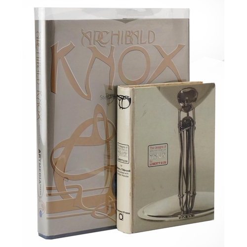 2442 - Two Archibald Knox reference books comprising Archibald Knox by Stephen A Martin and The Designs of ... 