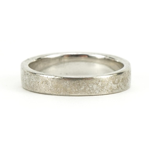 2084 - Clogau, Silver and gold half eternity ring with box, size O, 3.6g