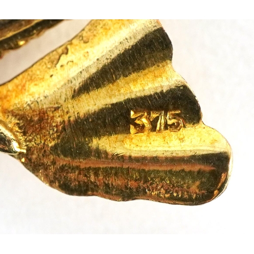 2092 - 9ct gold Spanish matador charm, 2.1cm high, 1.7g