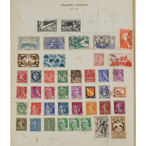 2589 - The Ideal Postage Stamp album with some useful commonwealth and world stamps