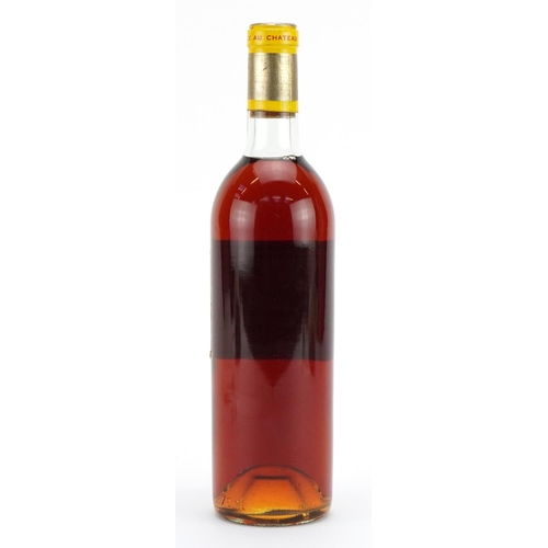 10 - Bottle of 1969 Chateau d'Yquem Lur-Saluces Sauternes