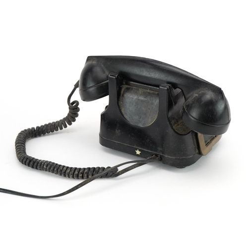 627 - Early 20th century Belgian dial bell telephone by MFG Company