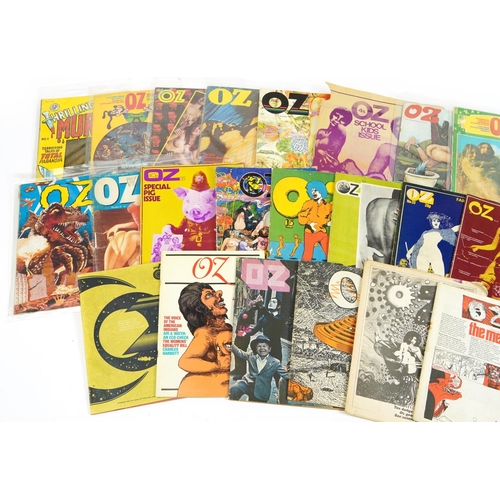 2446 - Collection of vintage Oz psychedelic magazines