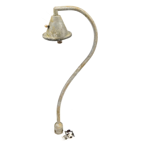 556 - Vintage Revo cast metal street lamp, 125cm high