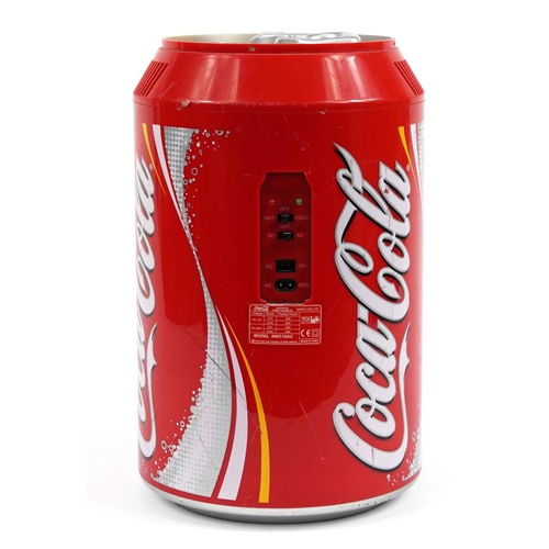 938 - Retro Coca Cola novelty heat storage and fridge, model NWC10AC, 45cm high