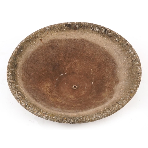 954 - Large garden stoneware garden planter, 30cm high x 90cm in diameter