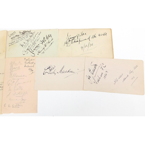 2451 - Collection of autographs and books relating to the 1936 Berlin Olympics including signatures of Haro... 