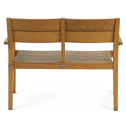 861 - Alexander Rose teak garden bench, 110cm wide