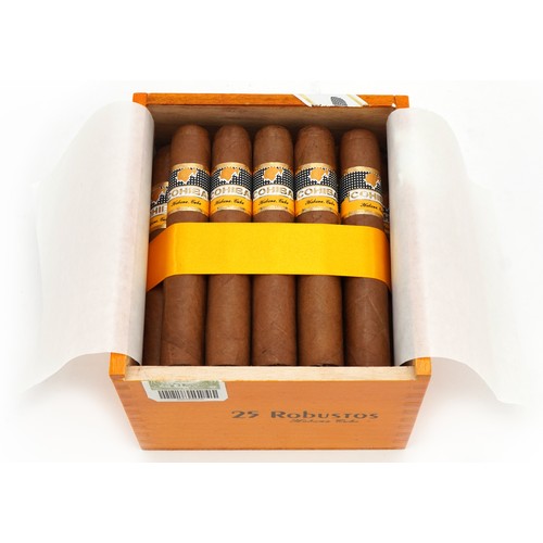 14 - **DESCRIPTION AMENDED - NOW OPENED, SEE ADDITIONAL IMAGES ** Sealed box of twenty five Cohiba Habano... 