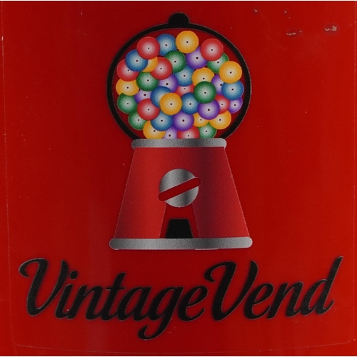 141A - Vintage Beaver floor standing bubble gum vending machine, 122cm high