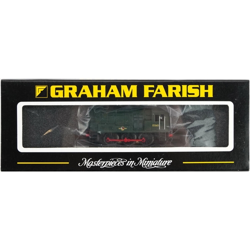 361 - Two Graham Farish N gauge model railway locomotives with cases, numbers 371-001 and 371003