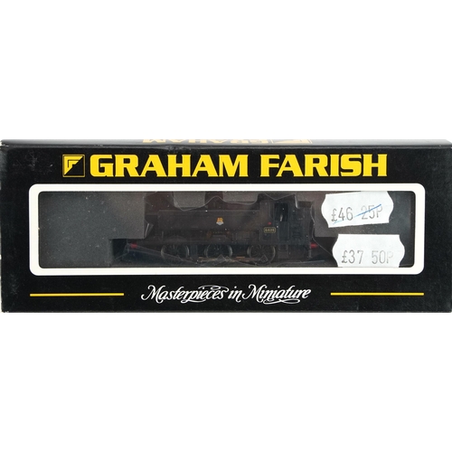 356 - Two Graham Farish N gauge model railway locomotives with tenders and cases, number 371950 the other ... 