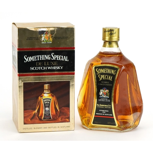 106 - Bottle of Something Special deluxe Scotch whiskey with box