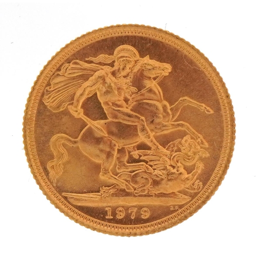 1016 - Elizabeth II 1979 gold sovereign