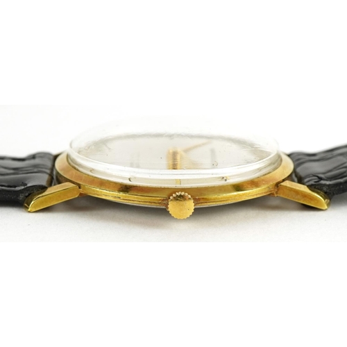 1544 - Gentlemen's Waltham wristwatch numbered 1021-31, the case 34mm in diameter, total weight 23.5g