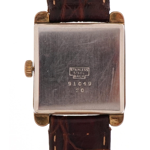 1428A - Gentlemen's Pronto Verdal wristwatch with subsidiary dial, numbered 91049, 26mm wide, 29.7g