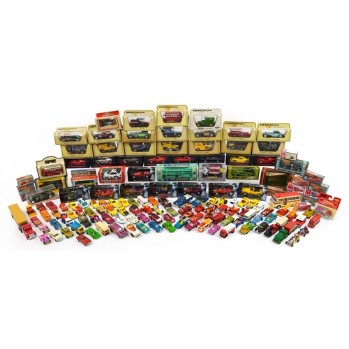317 - Collection of vintage and later diecast vehicles, some with boxes, including Matchbox Superfast, Tom... 