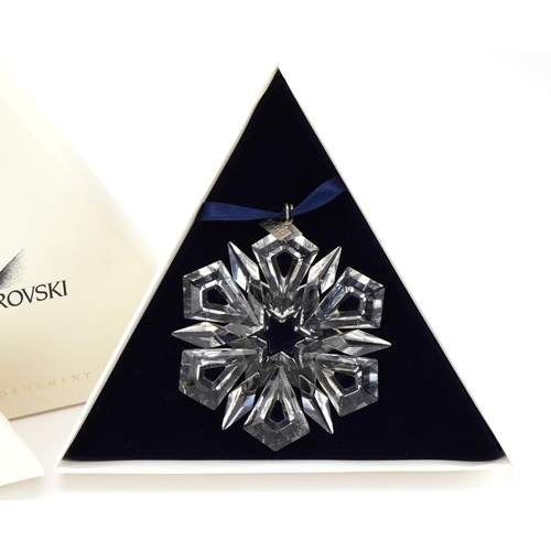 17 - Two Swarovski Crystal Christmas ornaments with boxes comprising dates 1998 and 1999