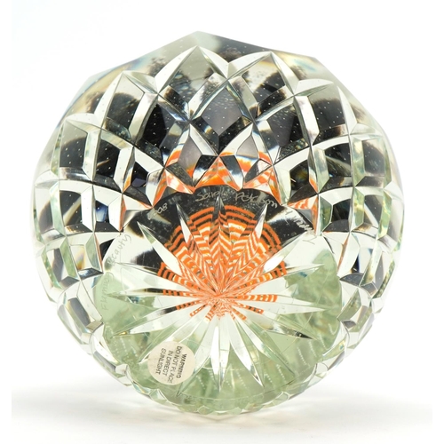 61 - Sarah Peterson & Martin Murray, Caithness glass paperweight titled Flaming Beauty, limited edition 1... 
