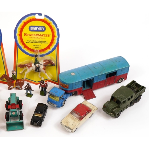 331 - Vintage and later toys including Dinky and Corgi diecast vehicles