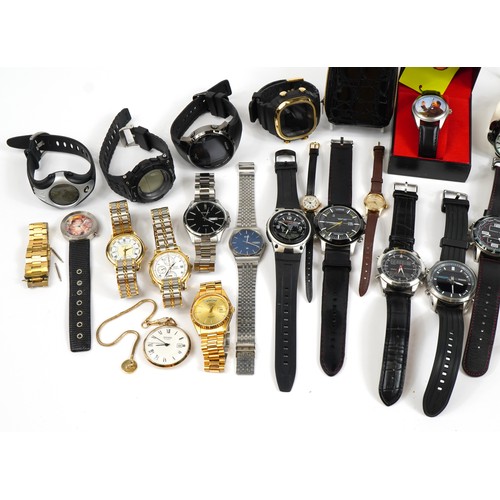 1625 - Vintage and later ladies and gentlemen's wristwatches including Rotary, Lorus, Pulsar, Casio and Sek... 