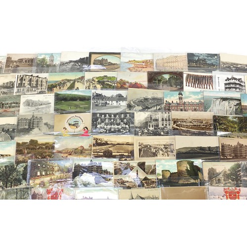 2009 - Collection of Eastbourne related postcards including Beachy Head, Royal Parade and Wish Tower