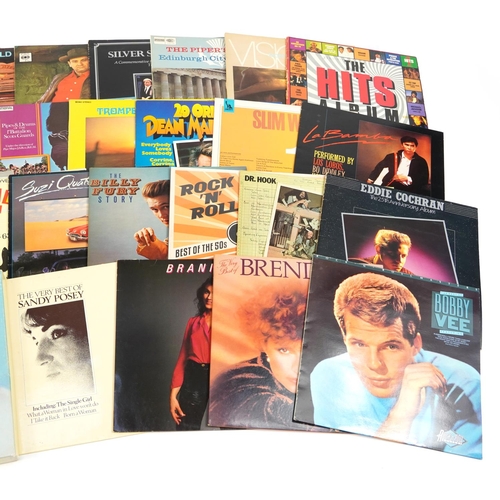 1735 - Vinyl LP records including Cliff Richard and Bobby Vee