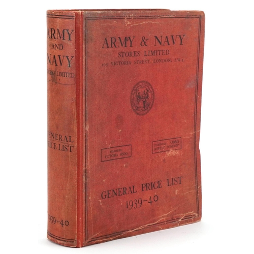 1801 - Army & Navy Stores Ltd general price list for years 1939-40