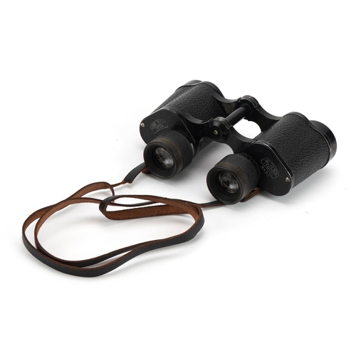 1793 - Pair of Carl Zeiss Jena Deltrentis 8x30 binoculars with leather case, the binoculars numbered 138640... 