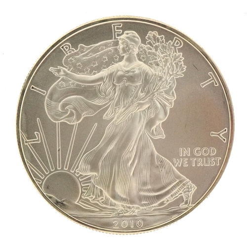 1903 - American 2010 one ounce fine silver one dollar