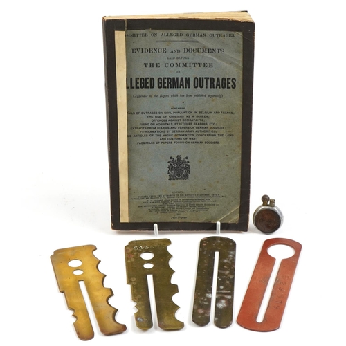 1780 - Militaria comprising The Evidence and Documents Laid Before the Committee of Alleged German Outrages... 