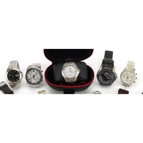 2633 - Vintage and later ladies and gentlemen's wristwatches including Sekonda, Tissot and Stauer