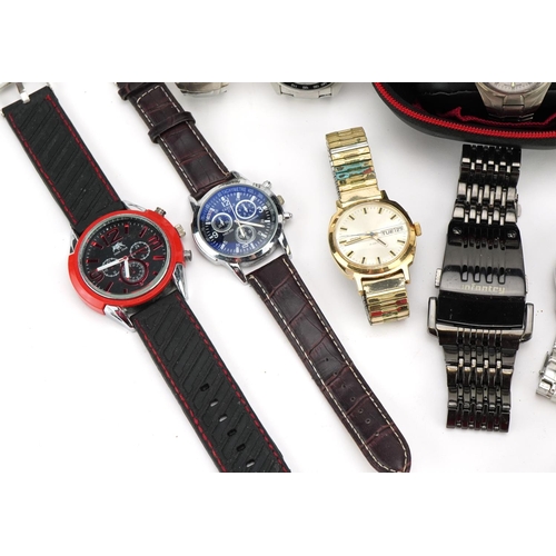 2633 - Vintage and later ladies and gentlemen's wristwatches including Sekonda, Tissot and Stauer