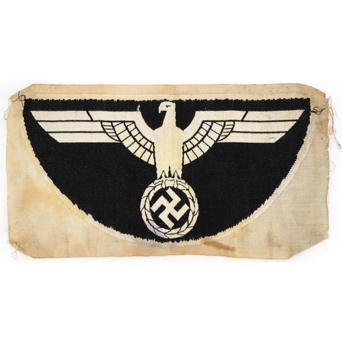 1777 - German military interest cloth patch, 26cm x 15cm