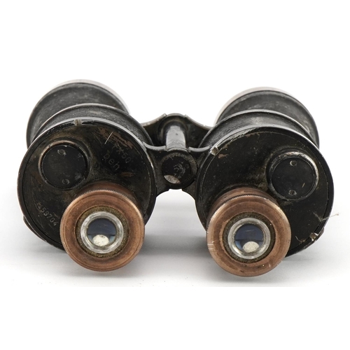 1778 - Pair of German military interest 7x50 binoculars numbered 459704, 20.5cm high