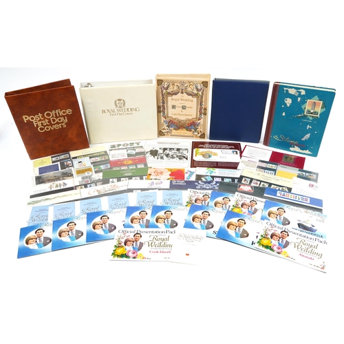 2039 - Collection of stamps and first day covers including presentation packs, some arranged in albums